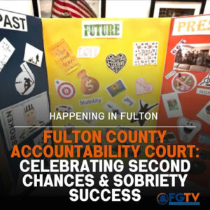 Photo by Fulton County Government TV in Fulton County Government Government Center with @fultoninfo, @superiorcourt_fultoncounty, and @fultonarts. May be an image of standing, poster, banner, magazine and text.