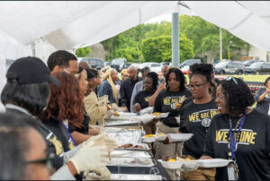 Photo by Fulton County Sheriff's Office on May 08, 2025. May be an image of 8 people and text that says 'NE EAREDA EAREDU ARE WE D ARETA WEARETN ARE WEAIEDNE WE ONE'.