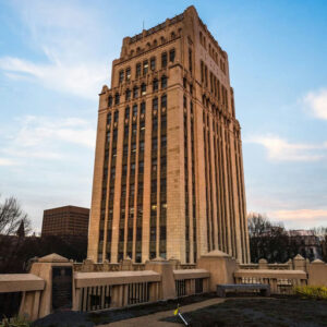 Photo by The Atlanta City Council on April 29, 2025. May be an image of bell tower, buildings and text.