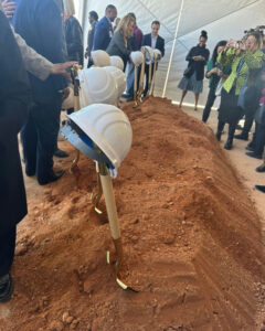 Photo by Sonya Halpern on April 09, 2025. May be an image of 9 people, shovel and text.