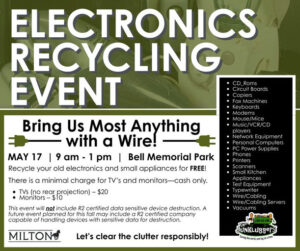 Photo by City of Milton, Georgia on May 13, 2025. May be an image of screen, capacitor, battery, poster, circuit board and text.