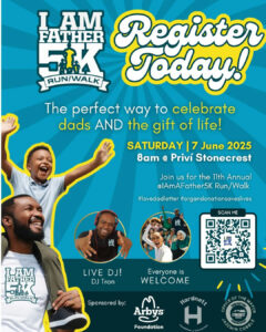 Support families and bring hope to children waiting for organ transplants at the 11th Annual I Am A Father 5K. This event raises awareness and strengthens communities while bringing people together for a powerful cause. Join the movement, enjoy a lively atmosphere with DJ Tron, and make a difference. Every step taken helps provide support and resources for those in need. Register or donate today to be part of this inspiring event. Sign up now: [Register here](https://www.raceentry.com/races/i-am-a-father-5k/2025/register) #IAmaFather5K #StrengtheningFamilies #OrganDonorAwareness #SupportTheCause #RunForACause #CommunityEvent #MakeADifference #HealthyLiving #SupportLocal