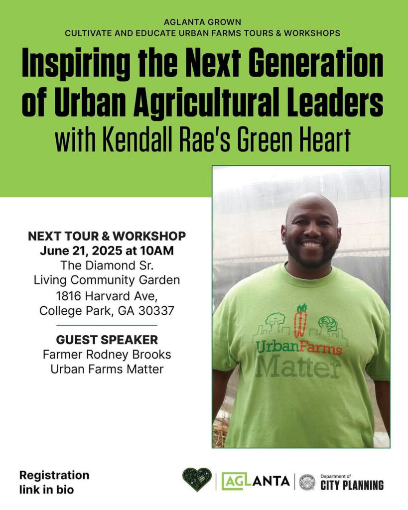 Get ready for an engaging workshop next Saturday at The Diamond in College Park! Discover how community gardening and affordable housing can thrive together, featuring insights from Rodney Brooks of Urban Farms Matter. Don't miss out on the chance to learn and connect with like-minded individuals. Check out the amazing memories we created at @outdoorfreshfarm!