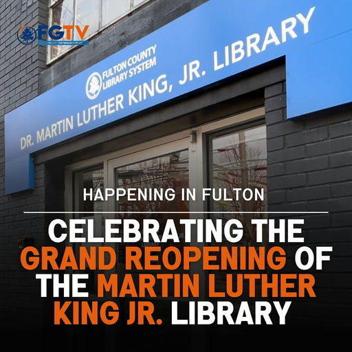 Photo shared by Fulton County Government TV on December 19, 2024 tagging @fultoninfo, @fulcolibrary, and @fultonarts. Puede ser una imagen de revista y texto.