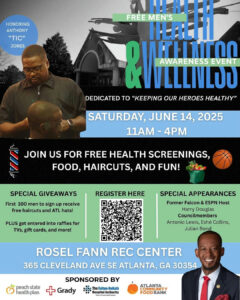 Discover vital insights into men's health at the Free Men's Health and Wellness Awareness Event hosted by Councilman Antonio Lewis. Join on June 14 from 11 a.m. to 4 p.m. at Rosel Fann Recreation Center for essential education on health risks, screenings, and preventative care. Don't miss the chance to hear from ESPN's Harry Douglas!