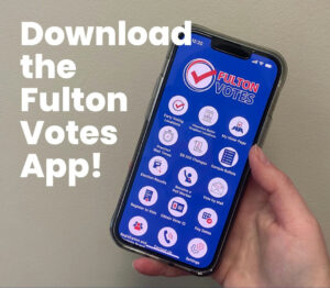 Election season is an exciting time to make your voice heard. Ensure you have all the essential information at your fingertips, including voting locations, dates, and sample ballots. The Fulton Votes App provides everything needed for a smooth voting experience. 📲Download the Fulton Votes App now!