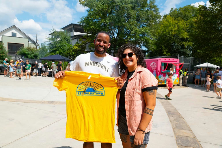 Photo shared by The Atlanta City Council on September 18, 2025 tagging @lilianaforatlanta. May be an image of 14 people and text that says 'VANDERBILT REYNOLDSTOWN বদন্ Spegua'.