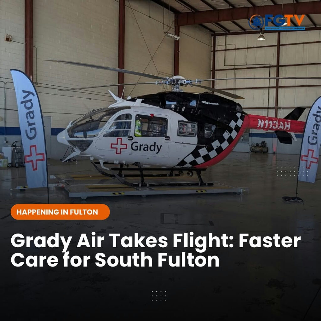 A revolutionary change in emergency response has arrived in Fulton County. Grady Memorial Hospital's Grady Air is here to transform medical transport, significantly reducing critical response times, especially in South Fulton. With top-tier trauma and critical care teams aboard, this service promises to elevate emergency medical access for everyone in the community. 👉🏽 Watch the full story now on FGTV’s YouTube page: YouTube.com/FultonGovernmentTV #OneFulton #GradyAir #EmergencyResponse #FultonCounty #MedicalTransport #CommunityHealth
