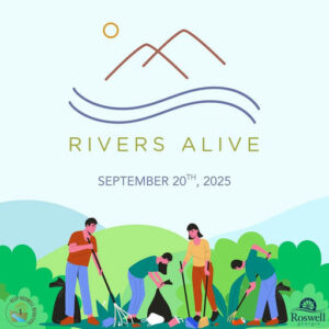 Photo by City of Roswell, Georgia on September 16, 2025. May be a graphic of poster, raft, outdoors and text.