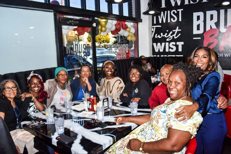 Photo shared by Jamelle 4 College Park on October 23, 2025 tagging @jp_agency, @cityofcollegepark, @tsbrunchbar, @oneward_1, and @destination.collegepark. May be an image of one or more people, night and text.