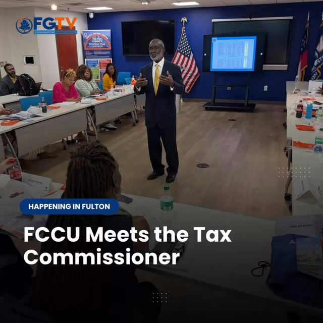 Discover how Fulton County tax dollars work for the community! Citizens University students engaged directly with the Tax Commissioner to explore vital topics like senior exemptions and the allocation of county revenue. This session highlighted the significant impact of taxes on services that benefit every resident. 👉🏽 Watch the full story on FGTV’s YouTube page: YouTube.com/FultonGovernmentTV