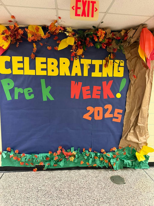 Photo by Fulton County Schools on October 07, 2025. May be an image of text that says 'EXIT CELEBRATING Pre k WEEK. 2025'.