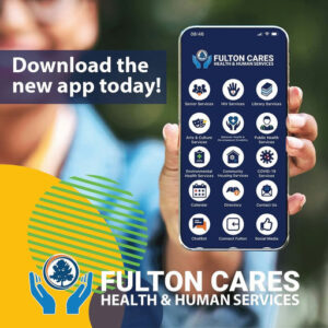 Photo by Fulton County Government on June 09, 2025. May be an image of 1 person, phone, screen, tablet, hospital and text that says '08:46 Download the new app today! FULTONCARES FULTON CARES HEALTH&HUMANSERVICES HUMAN Serio rvices Services Library Services Artsa Culture NeteneSuatlns Publie Health ICHS Environmental Community Housing Gervices DOVID-19 Services Caleendar endar Directery Cantact Us ChatBot Connect Fulton Social Media FULTON CARES HEALTH & HUMAN SERVICES'.