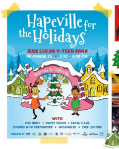 ✨🎄 Hapeville for the Holidays! 🎄✨ Join us today from 5:30–8 PM at Jess Lucas Park for a magical night of family fun! Enjoy visits from Santa, s’mores with our firefighters, Christmas caroling, festive games, our tree lighting, and so much more. ❄️✨ Best of all — the event is FREE! Come celebrate the season with your Hapeville community. ❤️
