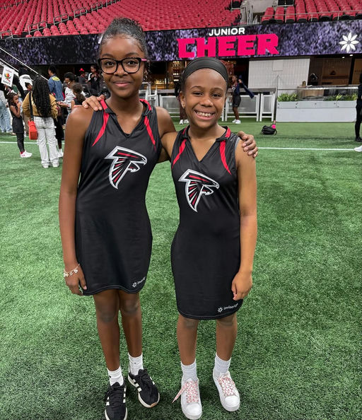 Photo shared by Westside Atlanta Charter School on October 28, 2025 tagging @atlantafalcons, @apsupdate, @atlcheerleaders, and @gacharters. May be an image of football and text.