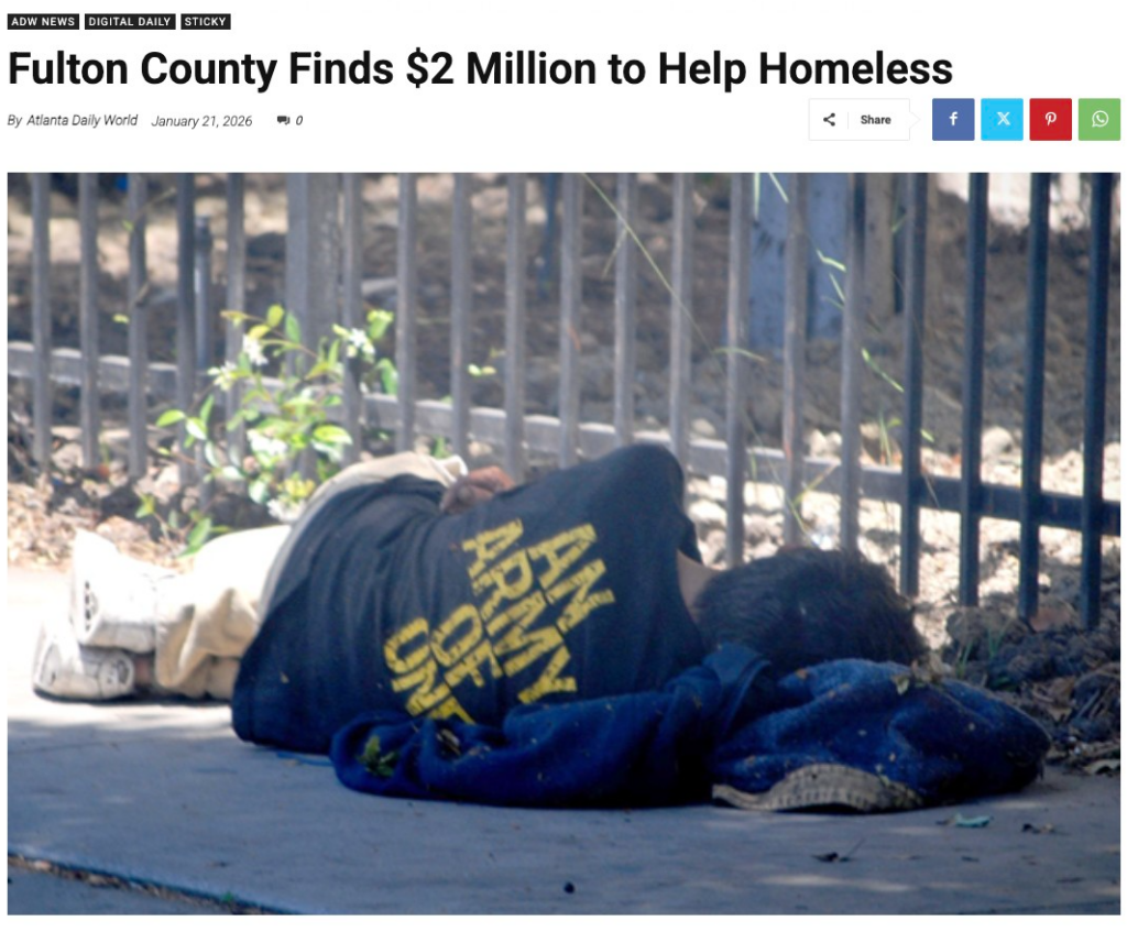💪🏾 This Is What Moving Fulton Forward Looks Like When the City of Atlanta requested $2.1M for 250 additional housing units for our unhoused neighbors and it wasn't in the budget, I went to work to find it. Why? Because One Fulton means we fight for everyone — especially the most vulnerable. The approved budget includes: ✔️ $2.1M for permanent supportive housing ✔️ 550 total housing units countywide ✔️ Restored veterans services Federal cuts are leaving people behind. But Fulton County is stepping up to fill the gaps. This is the kind of leadership I've brought to District 5 for going on 12 years — and it's what I'll bring to ALL of Fulton County as Chairman. We take care of the least of these. That's One Fulton. Read the full article: https://atlantadailyworld.com/2026/01/21/fulton-county-finds-2-million-to-help-homeless/ #OneFulton #FultonForward #ChairmanshipReady
